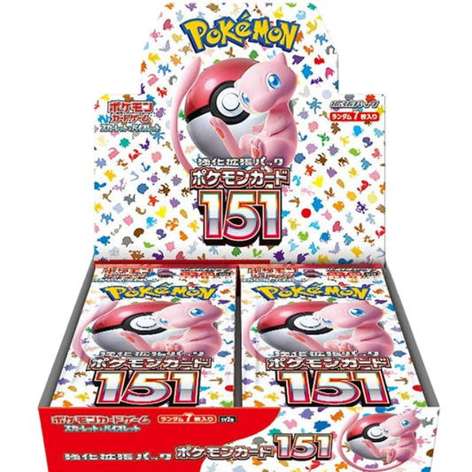 Pokemon 151 Booster Box JP CARDS LIVE OPENING